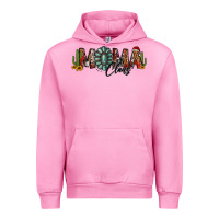 Fuchsia Pink western christmas mama claus sunflowers and cactus Urban Hoodie - Jasminsmagicworld