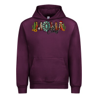 Mauve Wine western christmas mama claus sunflowers and cactus Urban Hoodie - Jasminsmagicworld