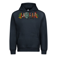 Navy western christmas mama claus sunflowers and cactus Urban Hoodie - Jasminsmagicworld