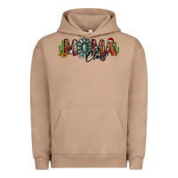 Western Christmas Mama Claus Sunflowers And Cactus Urban Hoodie | Teevron