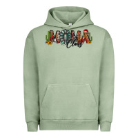 Pigment Oil Green western christmas mama claus sunflowers and cactus Urban Hoodie - Jasminsmagicworld