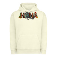 Pigment Pistachio western christmas mama claus sunflowers and cactus Urban Hoodie - Jasminsmagicworld