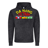 Vintage Black da nang vietnam war veteran military Vintage Hoodie - linhVisuals