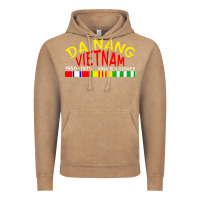 Vintage Coffee da nang vietnam war veteran military Vintage Hoodie - linhVisuals