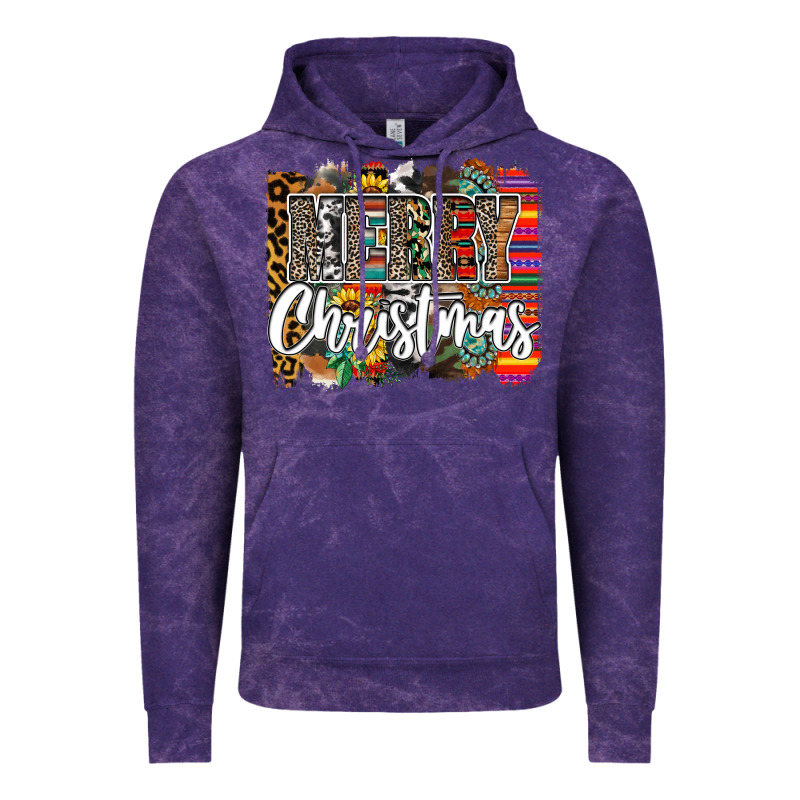 Western Merry Christmas Vintage Hoodie by CowhideDigitalArt | Teevron