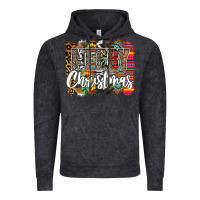 Vintage Black Western Merry Christmas Vintage Hoodie - CowhideDigitalArt