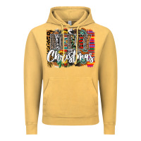 Vintage Mustard Western Merry Christmas Vintage Hoodie - CowhideDigitalArt