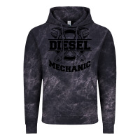 Cloud Black diesel mechanic Vintage Hoodie - linhVisuals