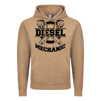 Vintage Coffee diesel mechanic Vintage Hoodie - linhVisuals