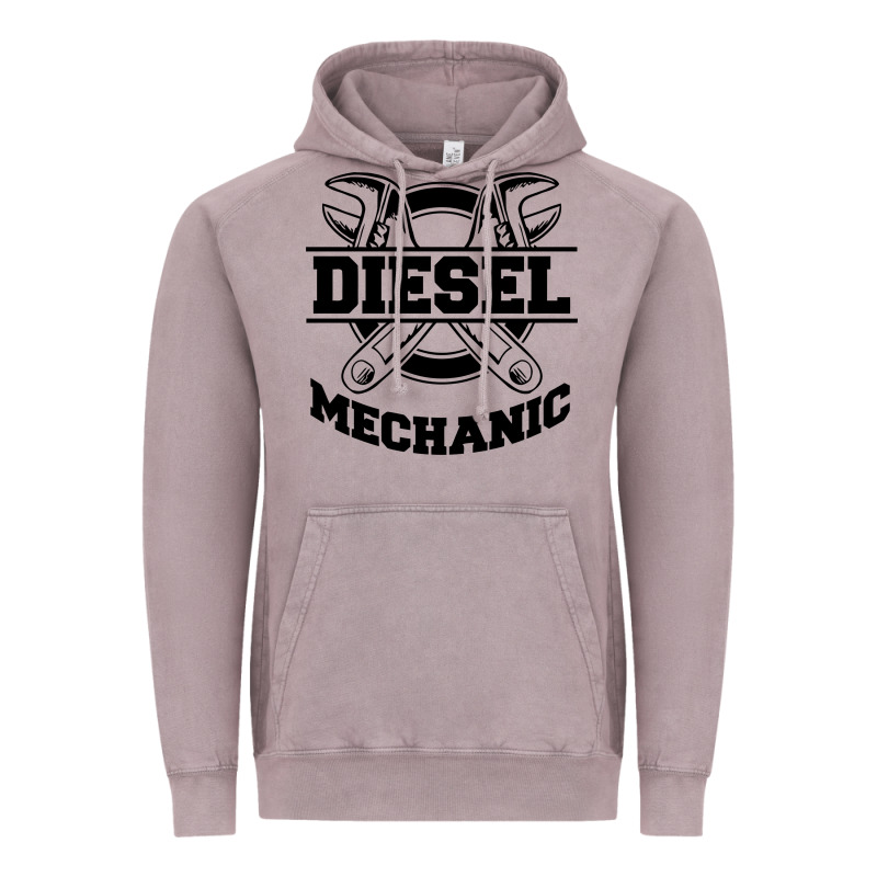 Diesel Mechanic Vintage Hoodie by linhVisuals | Teevron