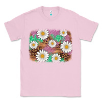 Bubblegum Pink easter daisy background Classic Tee - Artiststas