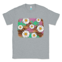 Heather Grey easter daisy background Classic Tee - Artiststas