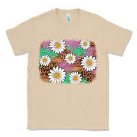 Mushroom easter daisy background Classic Tee - Artiststas