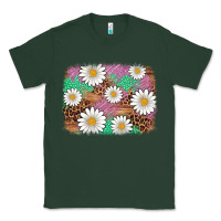 Sports Green easter daisy background Classic Tee - Artiststas