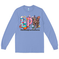 Colony Blue Easter Lpn Long Sleeve Tee - CowhideDigitalArt