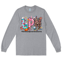 Heather Grey Easter Lpn Long Sleeve Tee - CowhideDigitalArt