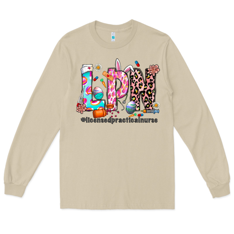 Easter Lpn Long Sleeve Tee by CowhideDigitalArt | Teevron