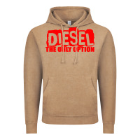 Vintage Coffee Diesel The Only Option Vintage Hoodie - linhVisuals