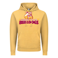 Vintage Mustard brooklyn college Vintage Hoodie - linhVisuals
