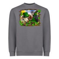Storm St patrick's day cows Heavyweight Sweatshirt - RanaPortraitStore