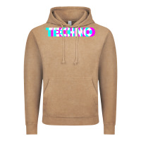 Vintage Coffee techno music t shirt Vintage Hoodie - linhVisuals