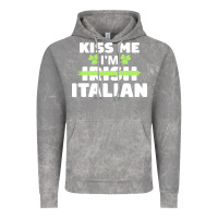Cloud Rock kiss me im italian t  shirt kiss me i'm irish italian patriotic st pat Vintage Hoodie - linhVisuals