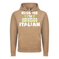Vintage Coffee kiss me im italian t  shirt kiss me i'm irish italian patriotic st pat Vintage Hoodie - linhVisuals