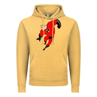 Vintage Mustard incredibles Vintage Hoodie - linhVisuals