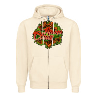 Sandshell mama claus cone Zipper Hoodie - JahusDesignShop