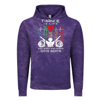 Cloud Purple trance music retro vintage dj gift t shirt Vintage Hoodie - linhVisuals