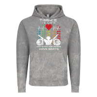 Cloud Rock trance music retro vintage dj gift t shirt Vintage Hoodie - linhVisuals
