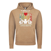 Vintage Coffee trance music retro vintage dj gift t shirt Vintage Hoodie - linhVisuals