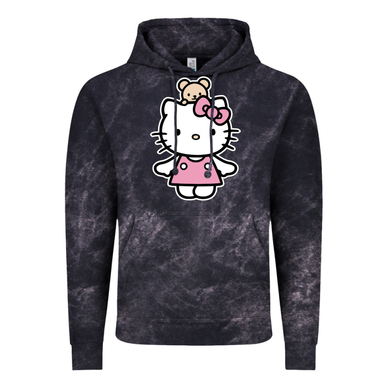 Kitty Vintage Hoodie by linhVisuals | Teevron