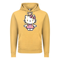 Vintage Mustard kitty Vintage Hoodie - linhVisuals