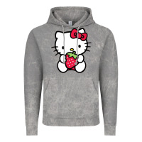 Cloud Rock kitty Vintage Hoodie - linhVisuals