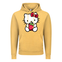 Vintage Mustard kitty Vintage Hoodie - linhVisuals