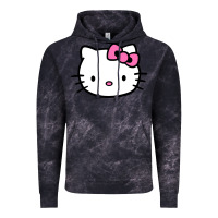 Cloud Black kitty Vintage Hoodie - linhVisuals