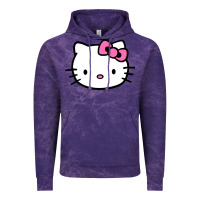 Cloud Purple kitty Vintage Hoodie - linhVisuals
