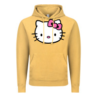 Vintage Mustard kitty Vintage Hoodie - linhVisuals