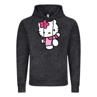 Vintage Black kitty Vintage Hoodie - linhVisuals