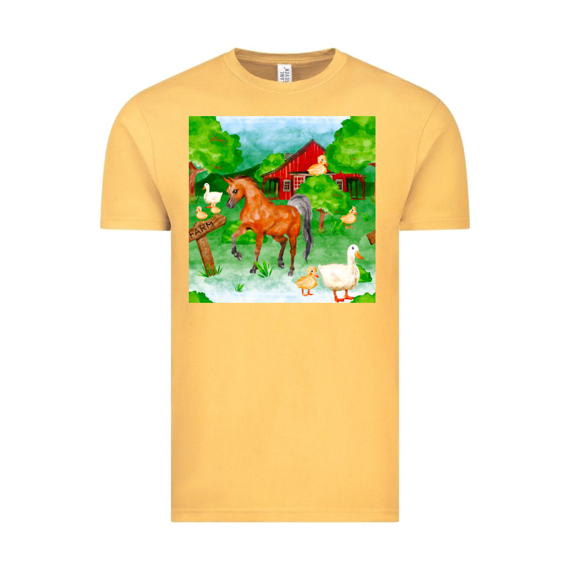 Farm Life Seamless Pattern Vintage Tee by FaDigitalArtStudio | Teevron