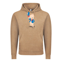 Vintage Coffee porky pig Vintage Hoodie - linhVisuals