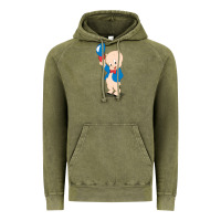 Vintage Olive porky pig Vintage Hoodie - linhVisuals