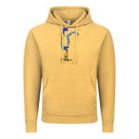 Vintage Mustard road runner Vintage Hoodie - linhVisuals