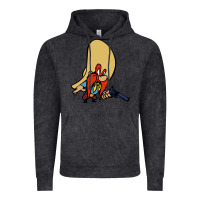 Vintage Black sam yosemite Vintage Hoodie - linhVisuals