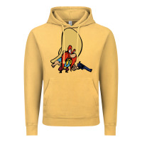 Vintage Mustard sam yosemite Vintage Hoodie - linhVisuals