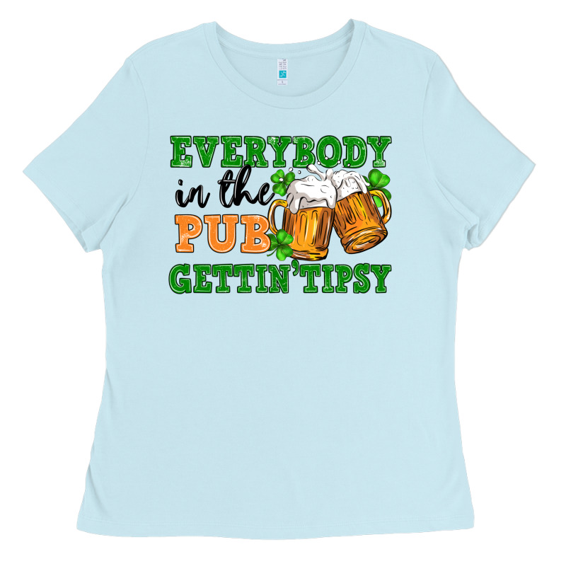 Everybody In The Pub Gettin Tipsy Ladies Tee by FaDigitalArtStudio | Teevron