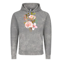 Cloud Rock Bouquet Floral Vintage Hoodie - linhVisuals
