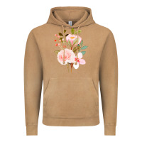 Vintage Camel Bouquet Floral Vintage Hoodie - linhVisuals