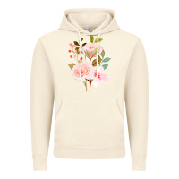 Vintage Artic Bouquet Floral Vintage Hoodie - linhVisuals